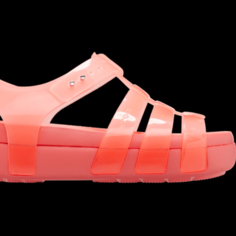 Crocs Splash Glossy Fisherman Sandal Neon Watermelon Size W8